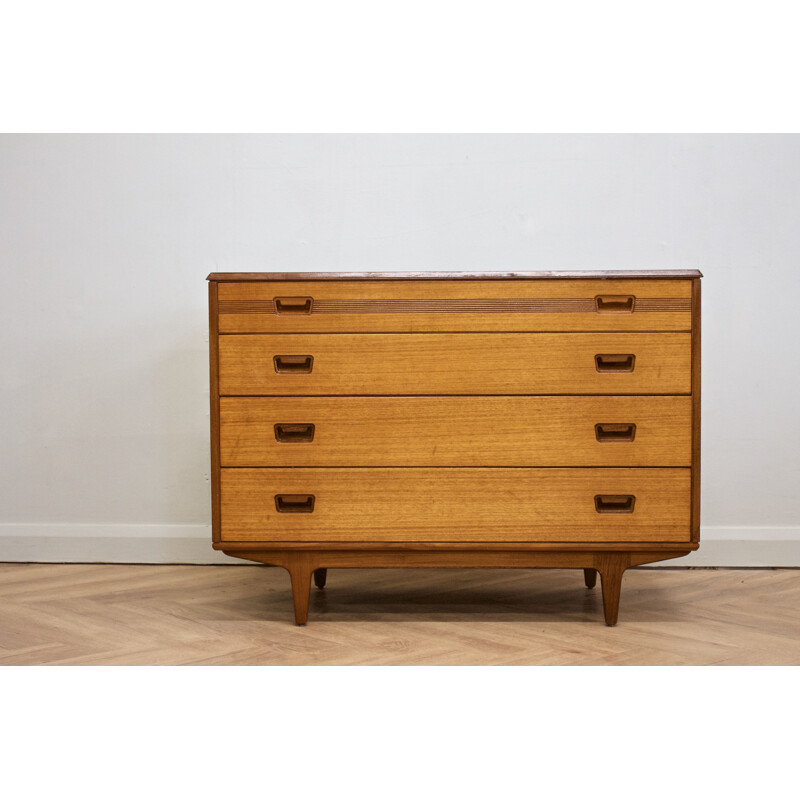 Mid-century teak chest of drawers by Butilux, 1960s