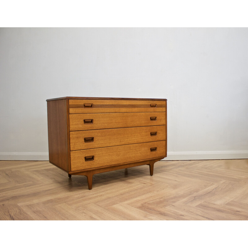 Mid-century teak chest of drawers by Butilux, 1960s