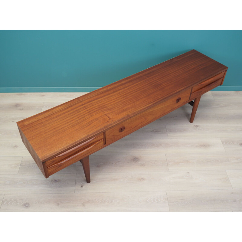 Teak vintage lowboard, Denmark 1960s