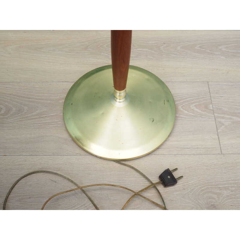 Mid century teak floor lamp, Denmark 1960s