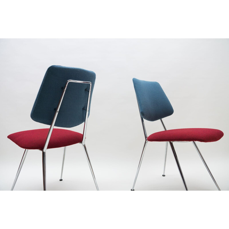 Zweifarbiger Vintage-Stuhl