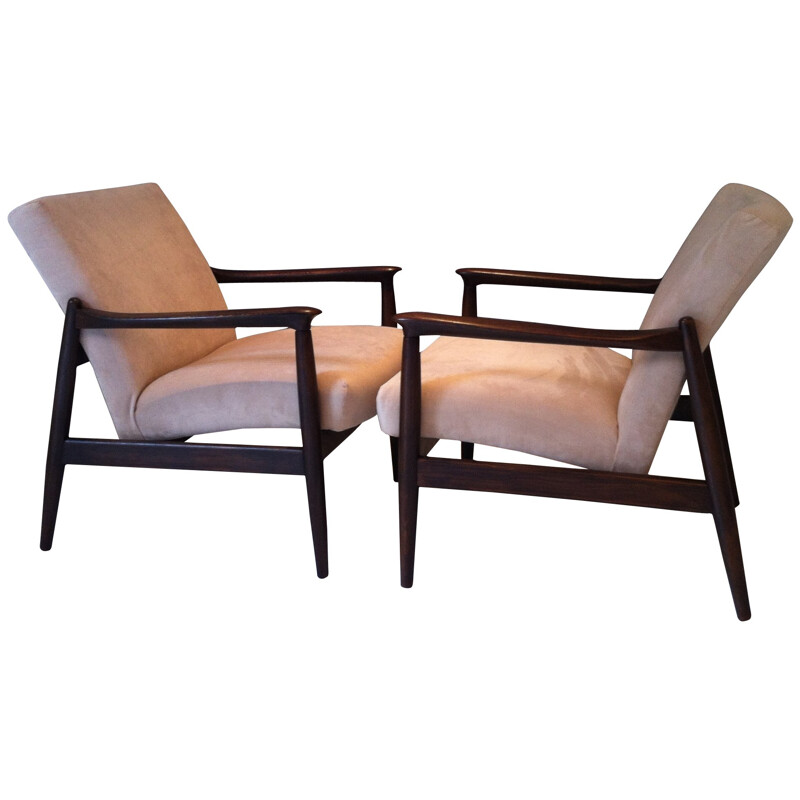 Soviet pair of armchairs "Wroclaw"  - 1970s