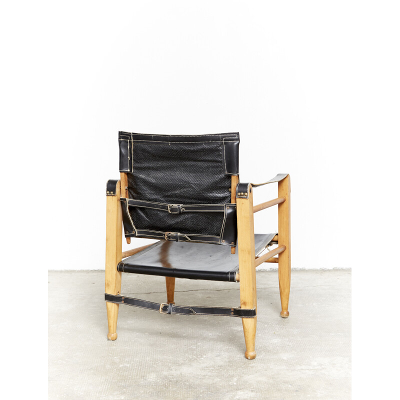 Mid-century safari armchair by Aage Bruun & Søn