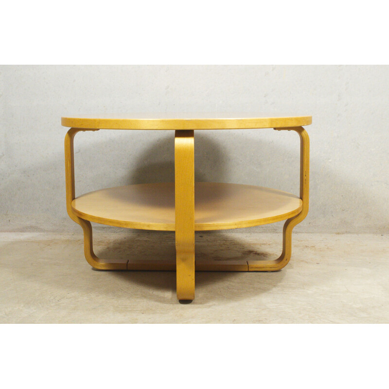 Mid century plywood coffee table by Ilmari Lappalainen for Asko, 1960s