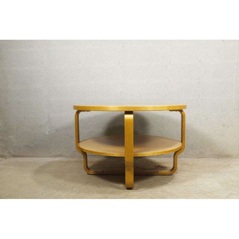 Mid century plywood coffee table by Ilmari Lappalainen for Asko, 1960s