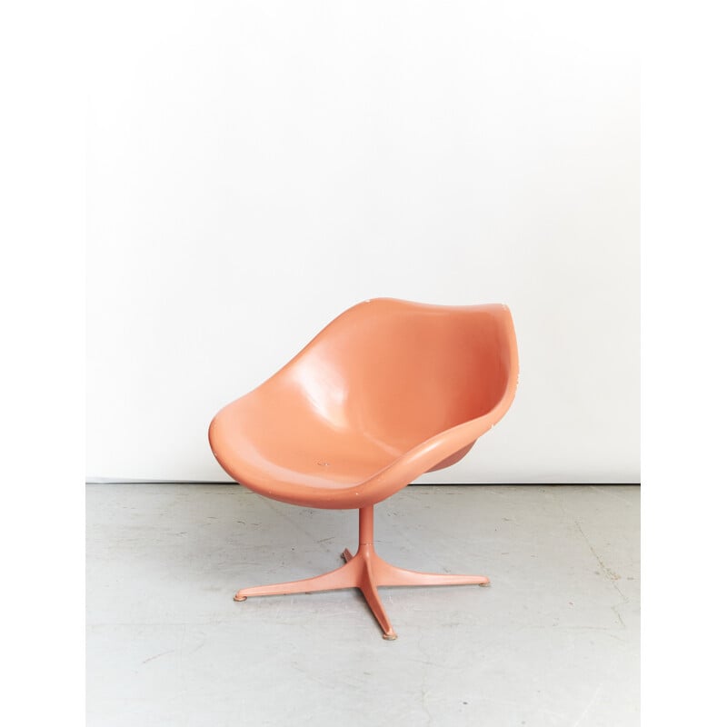 Vintage Sedia fauteuil in glasvezel van Horst Brüning voor Cor