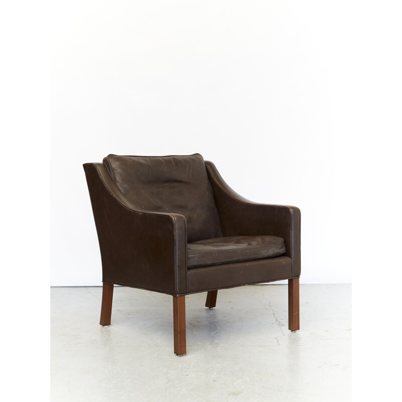 Vintage club armchair 2207 by Børge Mogensen for Fredericia Stolefabrik