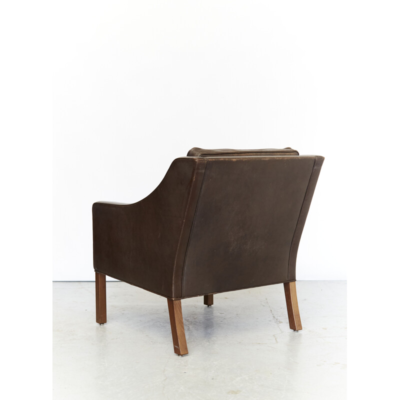 Fauteuil club vintage 2207 de Børge Mogensen pour Fredericia Stolefabrik