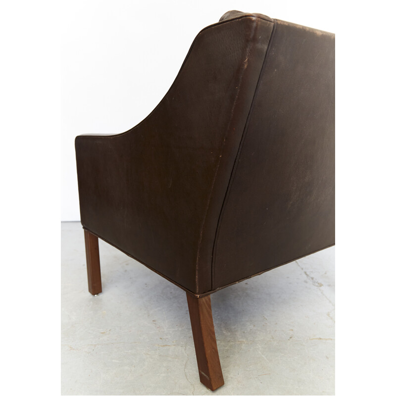 Fauteuil club vintage 2207 de Børge Mogensen pour Fredericia Stolefabrik