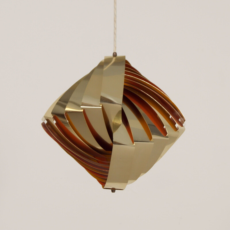 Danish Konkylie pendant lamp by Louis Weisdorf for Lyfa, 1960s