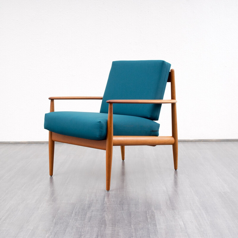 Fauteuil en teck, Grete JALK - années 60