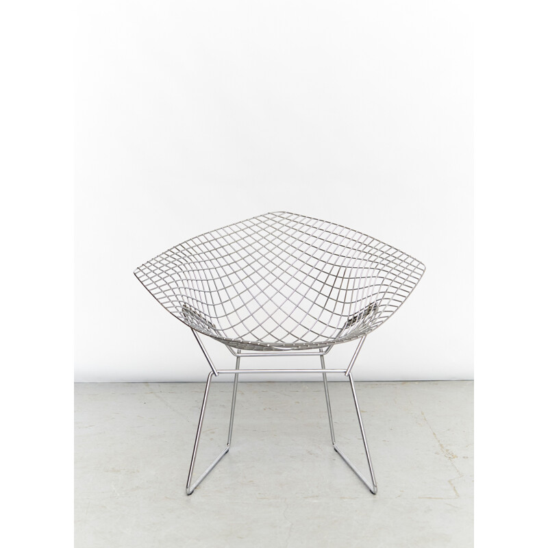 Vintage Diamond armchair by Harry Bertoia for Knoll International