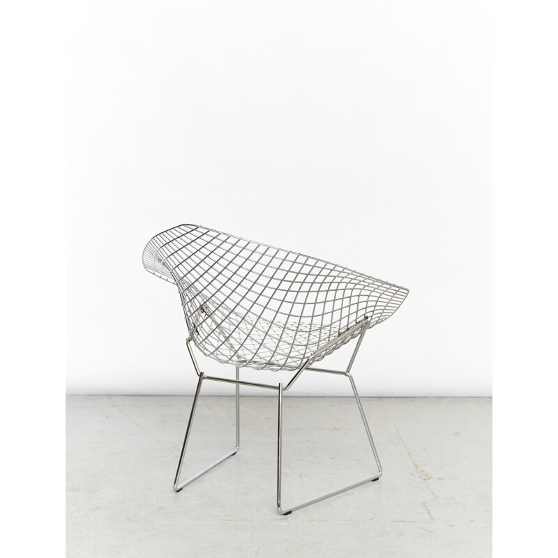 Vintage Diamond armchair by Harry Bertoia for Knoll International