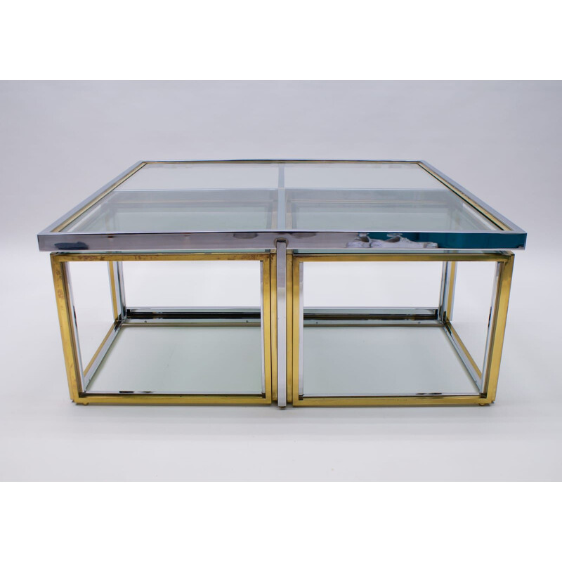 Tables gigognes vintage de Maison Charles, 1970