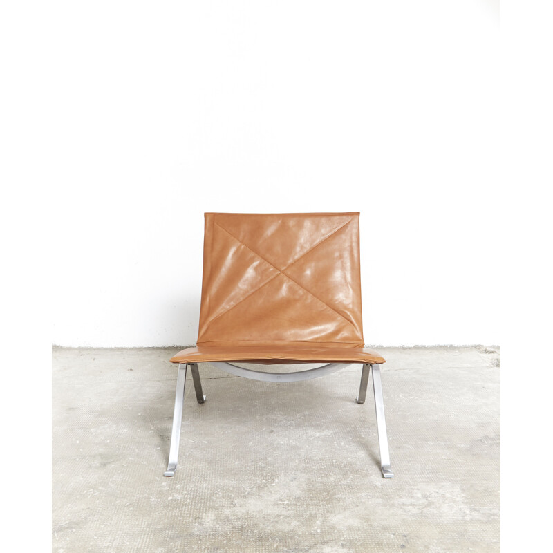 Vintage Pk22 armchair by Poul Kjærholm for E. Kold Christensen, 1955