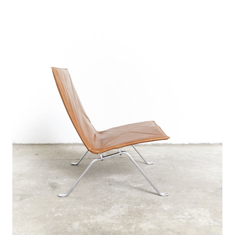 Vintage Pk22 armchair by Poul Kjærholm for E. Kold Christensen, 1955