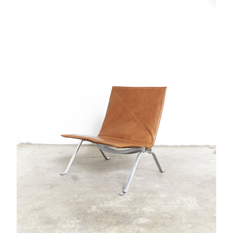 Vintage Pk22 armchair by Poul Kjærholm for E. Kold Christensen, 1955