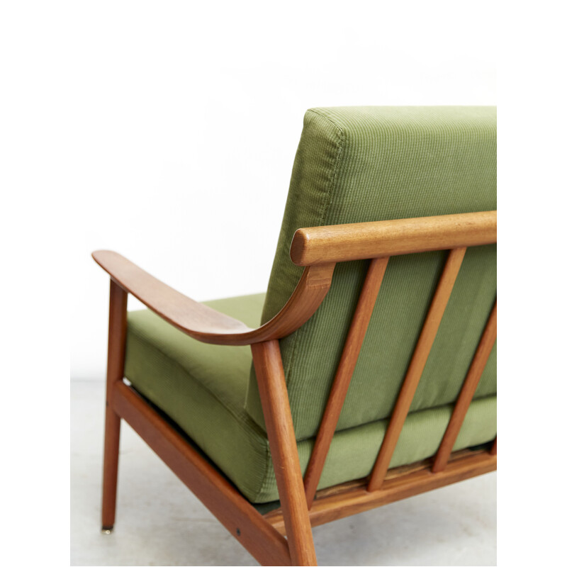 Danish vintage teak Mk 119 armchair by Arne Hovmand-Olsen for Mogens Kold