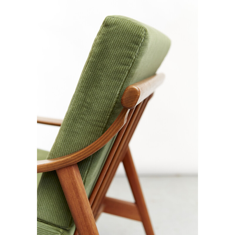 Danish vintage teak Mk 119 armchair by Arne Hovmand-Olsen for Mogens Kold