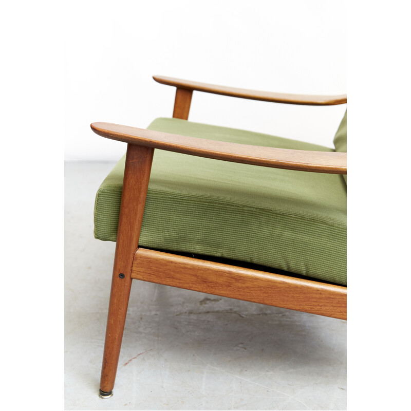 Danish vintage teak Mk 119 armchair by Arne Hovmand-Olsen for Mogens Kold
