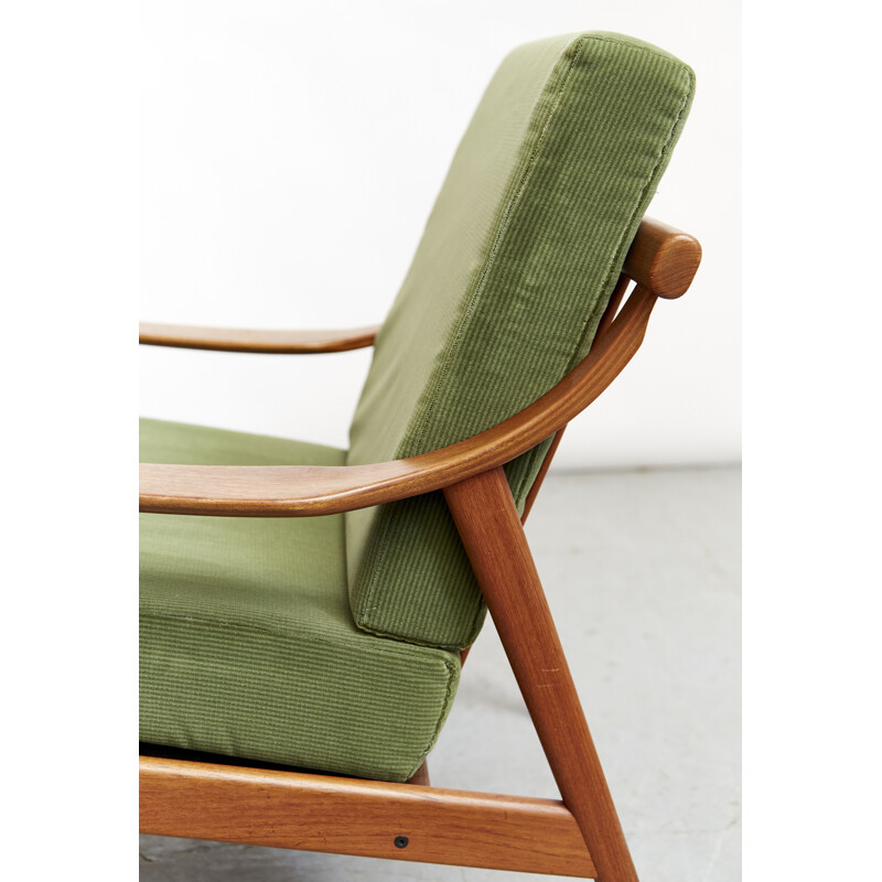 Danish vintage teak Mk 119 armchair by Arne Hovmand-Olsen for Mogens Kold