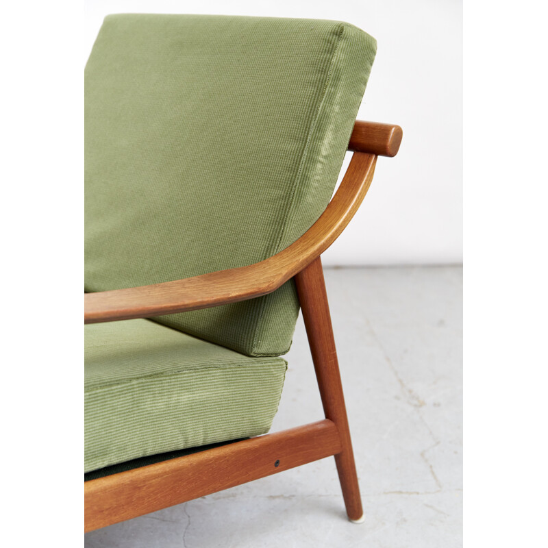 Danish vintage teak Mk 119 armchair by Arne Hovmand-Olsen for Mogens Kold