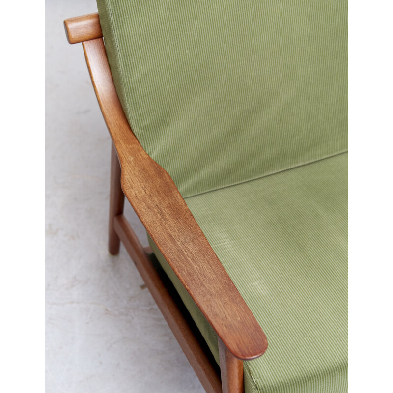 Danish vintage teak Mk 119 armchair by Arne Hovmand-Olsen for Mogens Kold