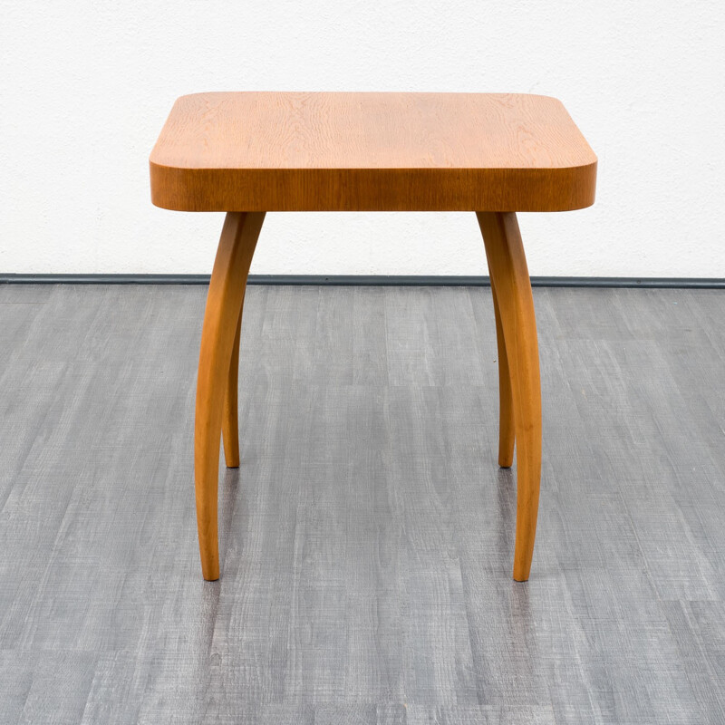 "H-259" oak coffee table, J. HALABALA - 1940s