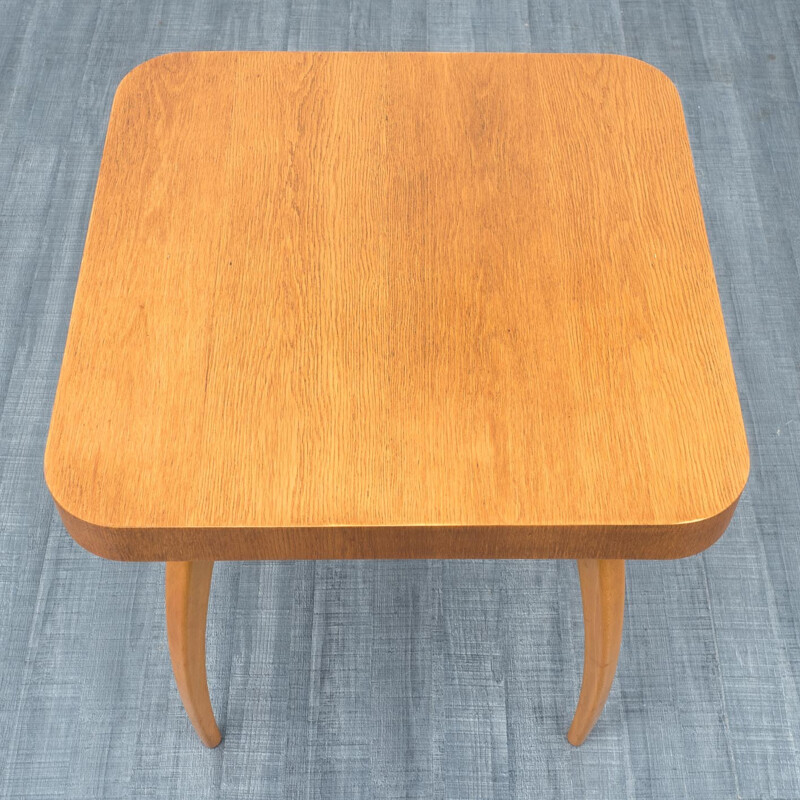 "H-259" oak coffee table, J. HALABALA - 1940s