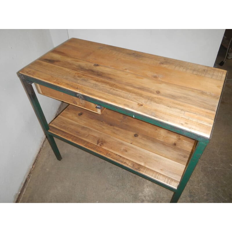 Vintage kitchen table with drawer, 1970