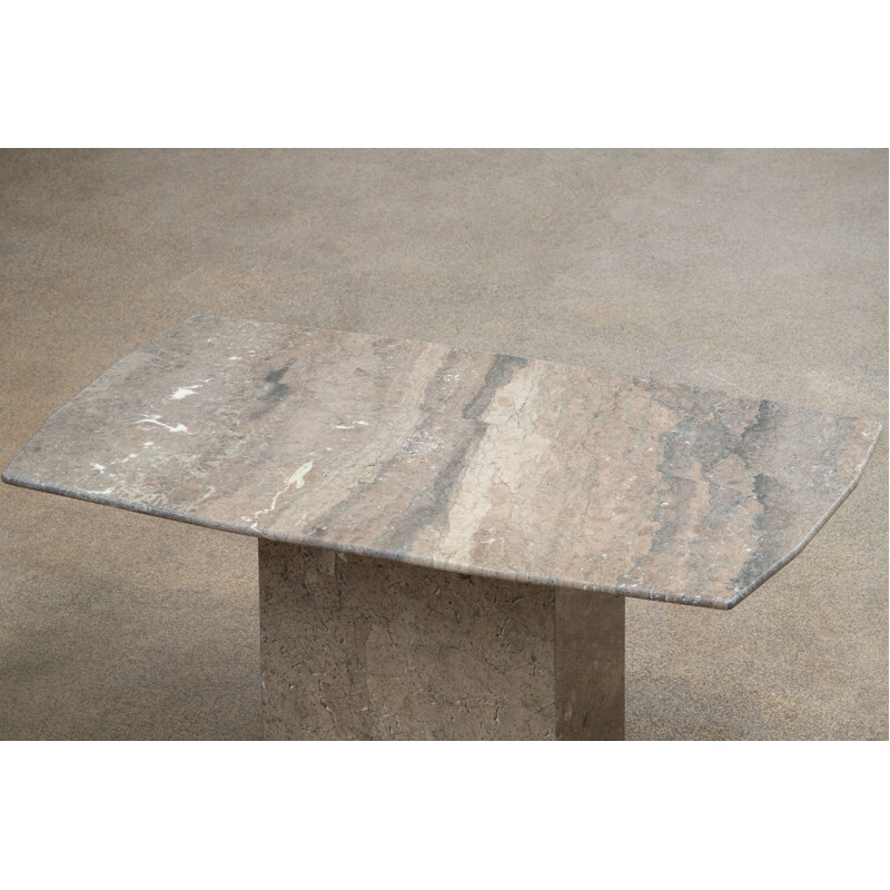 Scandinavian vintage marble coffee table, 1960