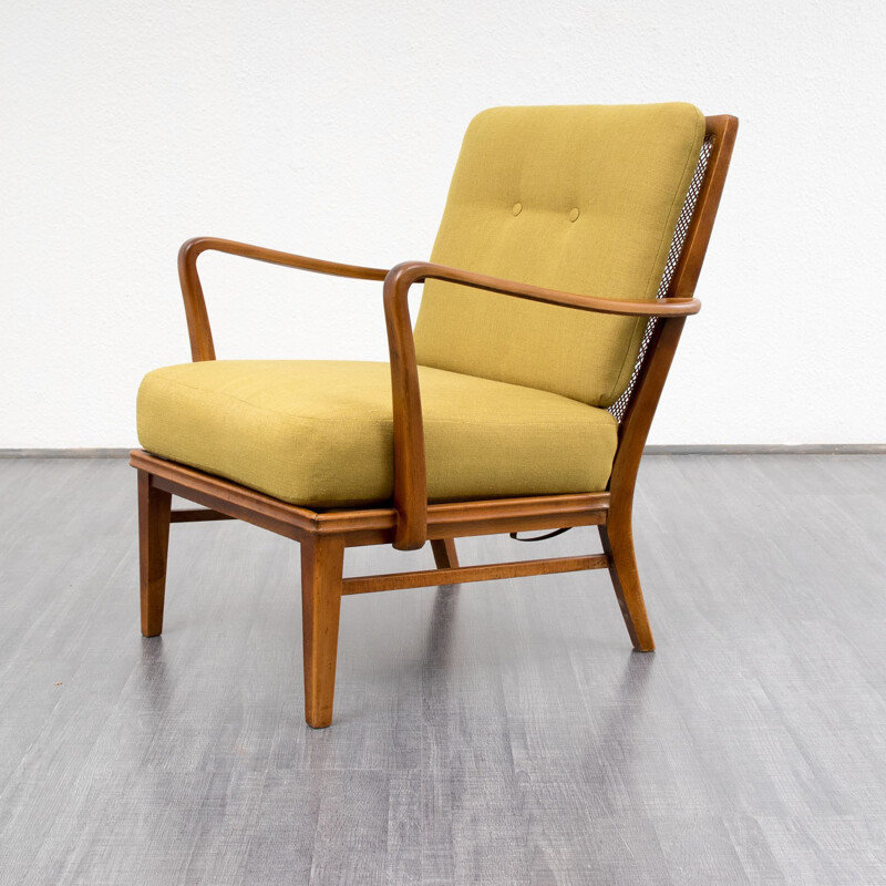 Vintage armchair in beech - 1950s