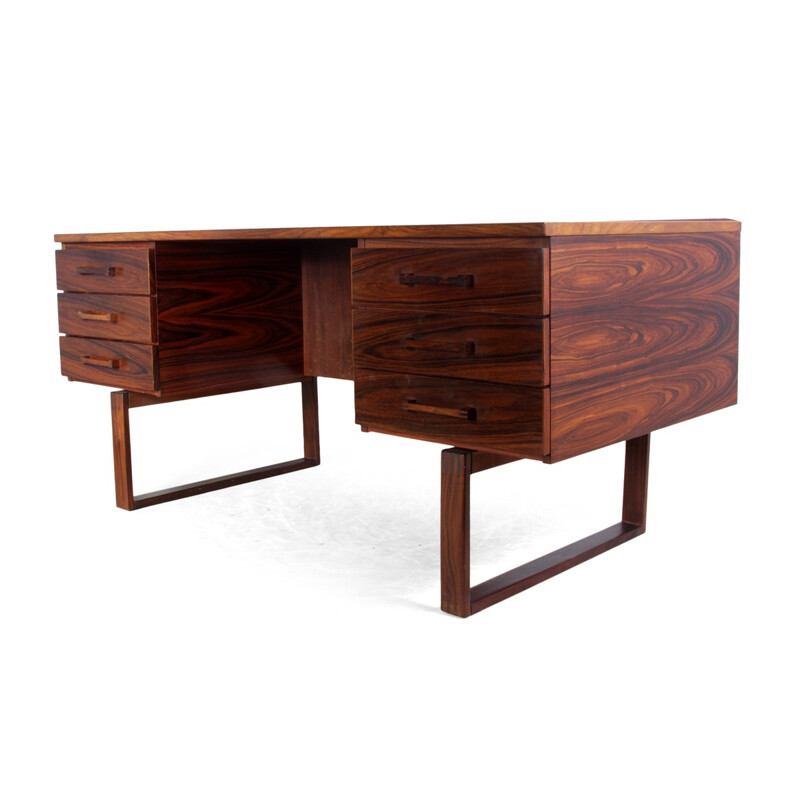 Mid century desk in rosewood, Henning JENSEN - 1960s