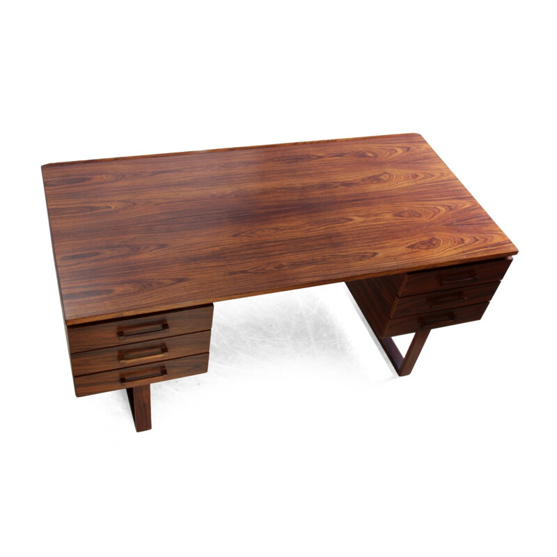 Mid century desk in rosewood, Henning JENSEN - 1960s