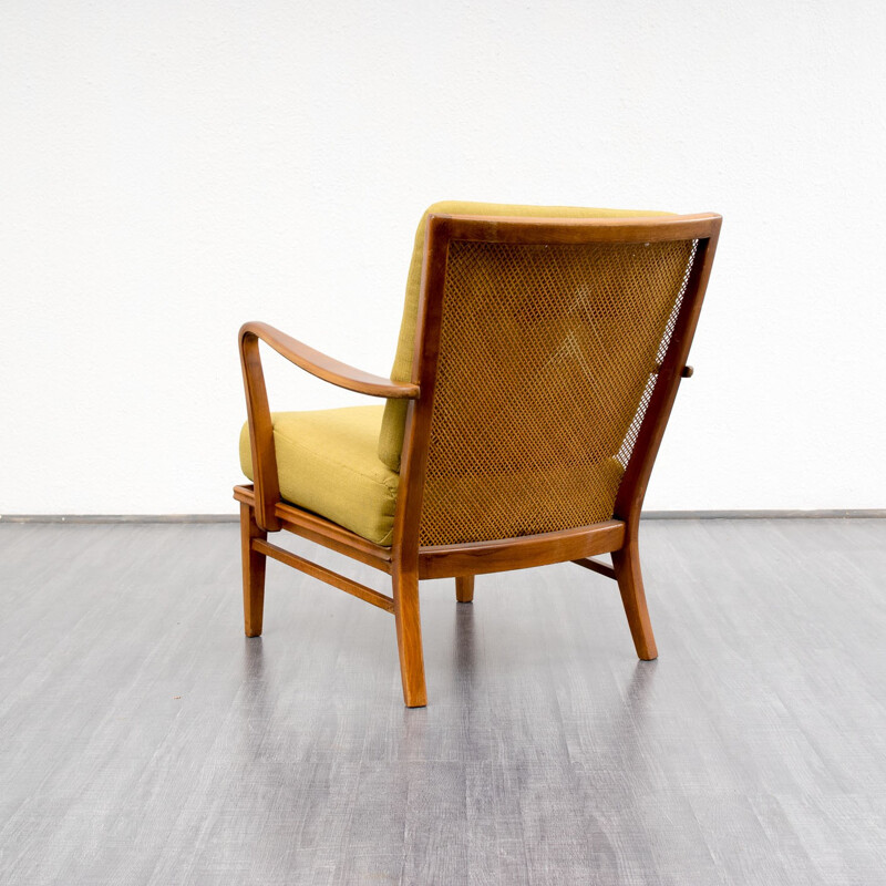 Vintage armchair in beech - 1950s