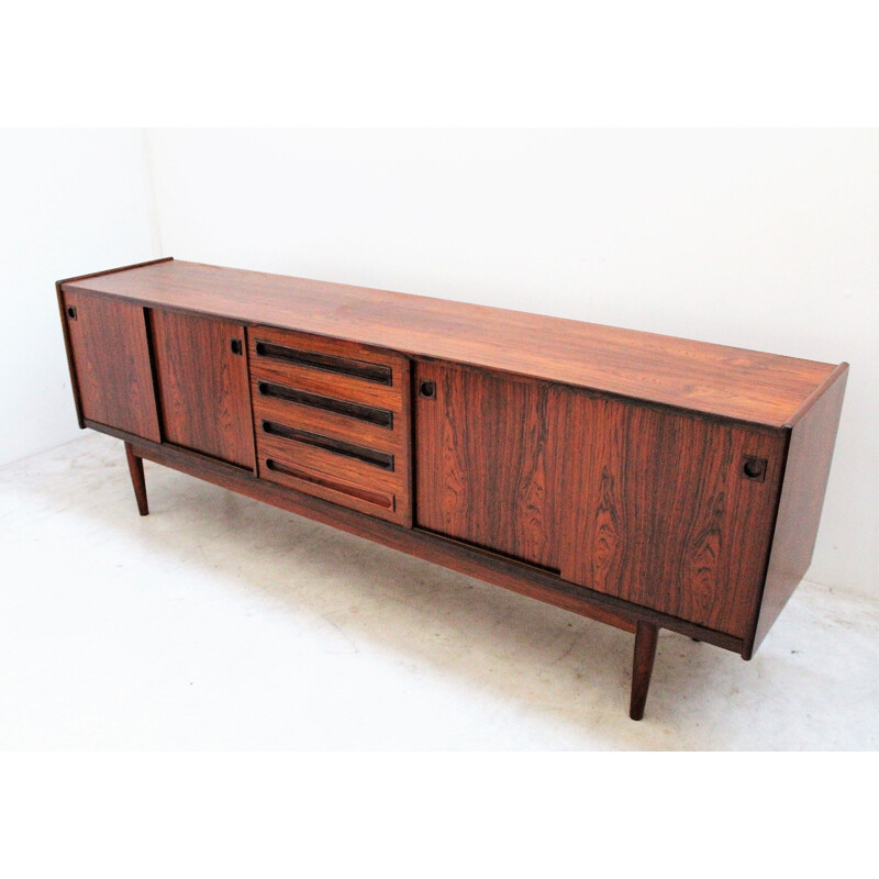 Enfilade scandinave vintage en palissandre de Rio par Johannès Andersen