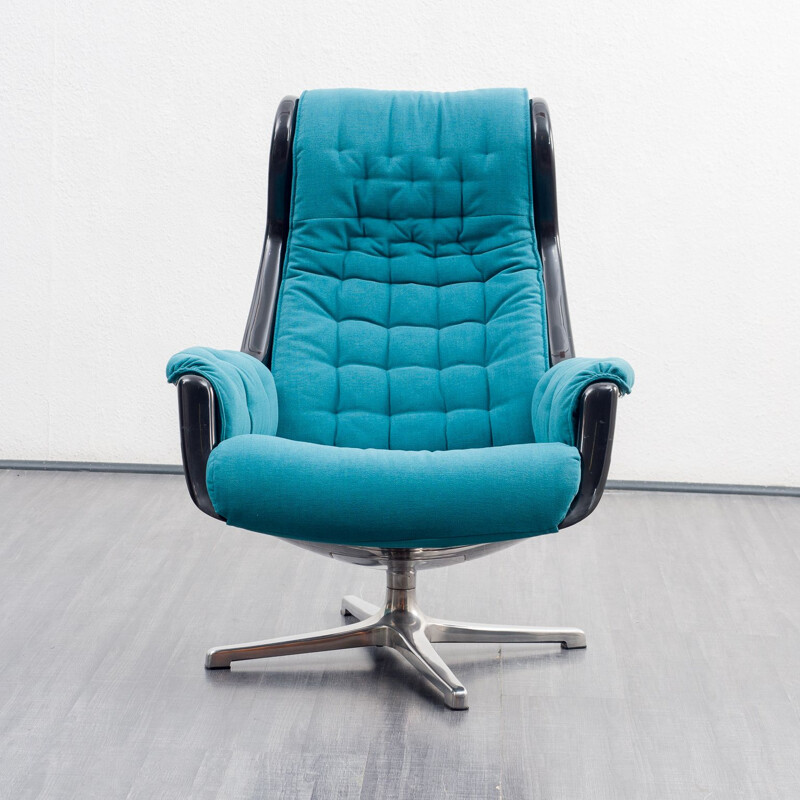 Vintage lounge chair by Alf Svensson & Yngvar Sandström for Dux, 1970s