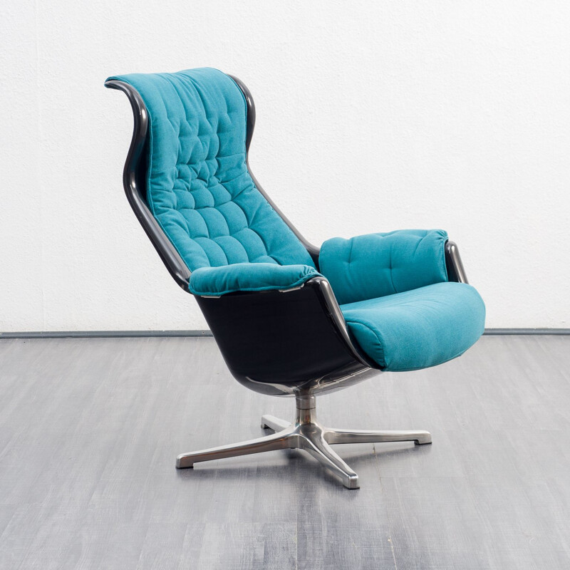Vintage lounge chair by Alf Svensson & Yngvar Sandström for Dux, 1970s