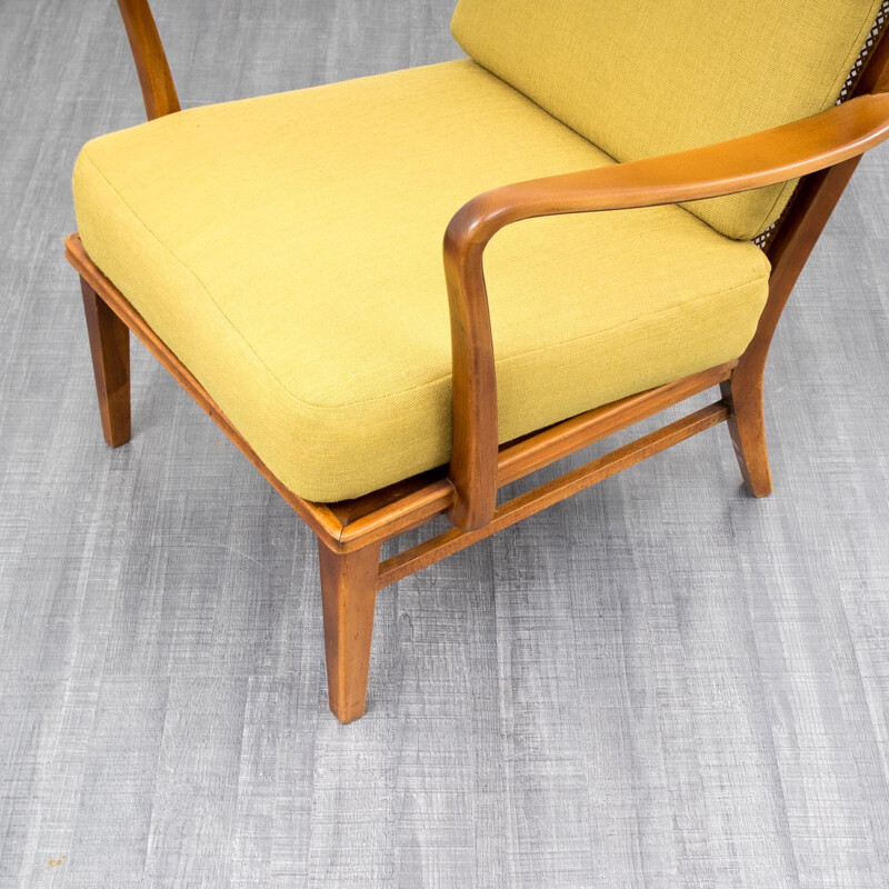 Vintage armchair in beech - 1950s