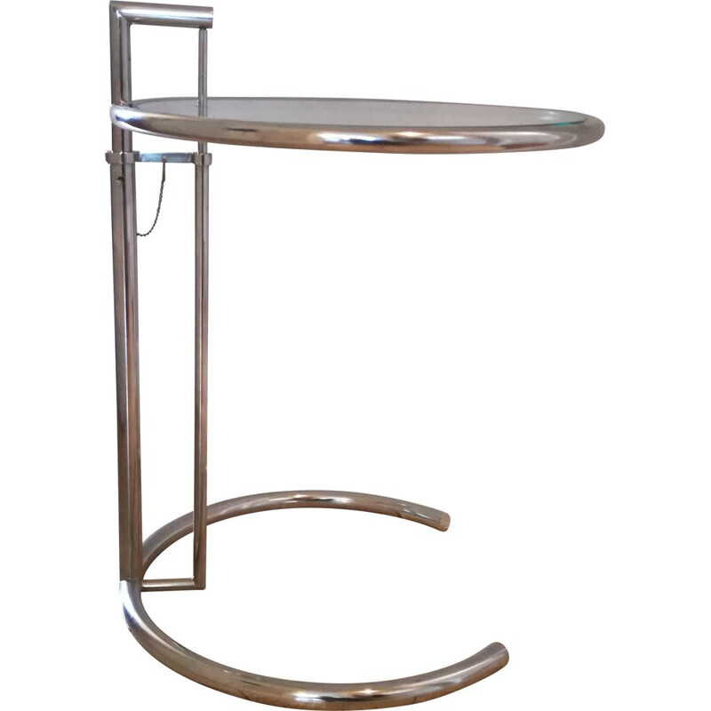 Vintage pedestal table by Eileen Gray, 1970