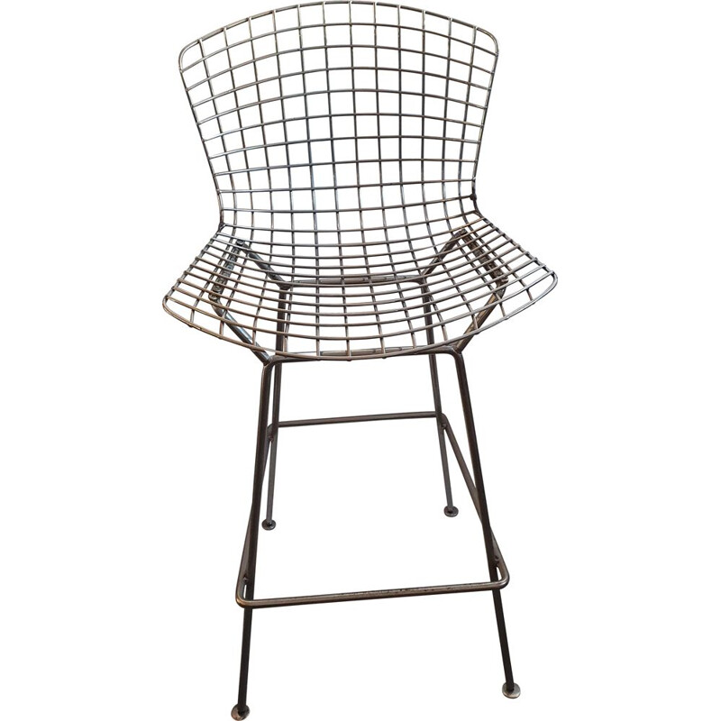 Vintage high stool by Harry Bertoia for knoll, 1960-1970