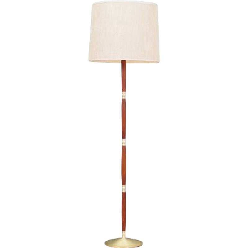 Mid century teak floor lamp, Denmark 1960s