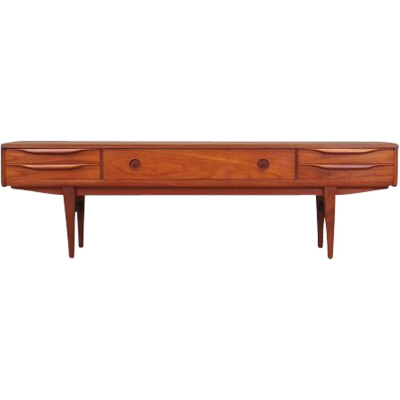 Teak vintage lowboard, Denmark 1960s