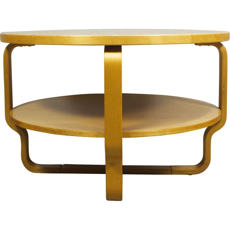 Mid century plywood coffee table by Ilmari Lappalainen for Asko, 1960s