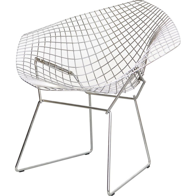 Vintage Diamond armchair by Harry Bertoia for Knoll International