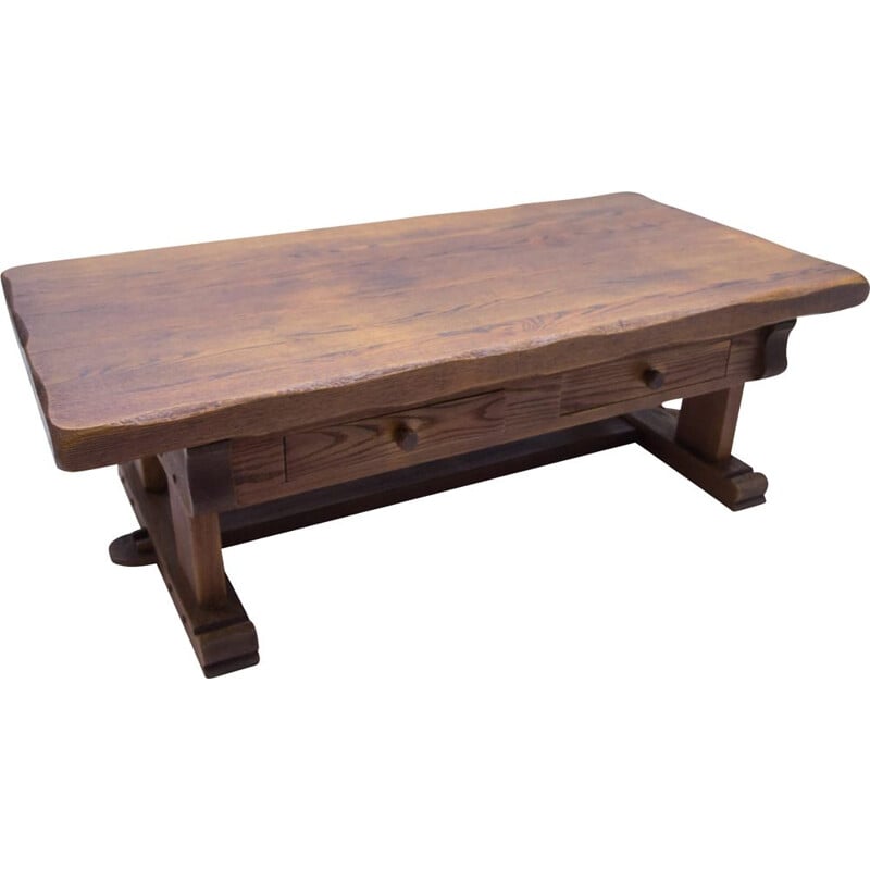 Table basse vintage rustique - bois