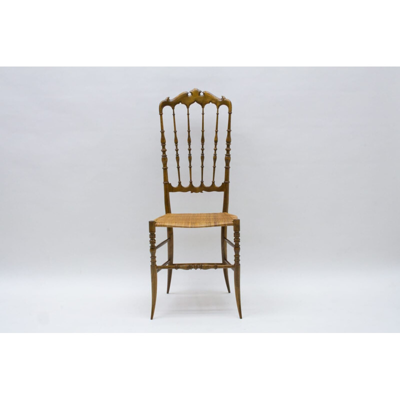 Vintage Chiavari wooden chair from Rocca, 1960s