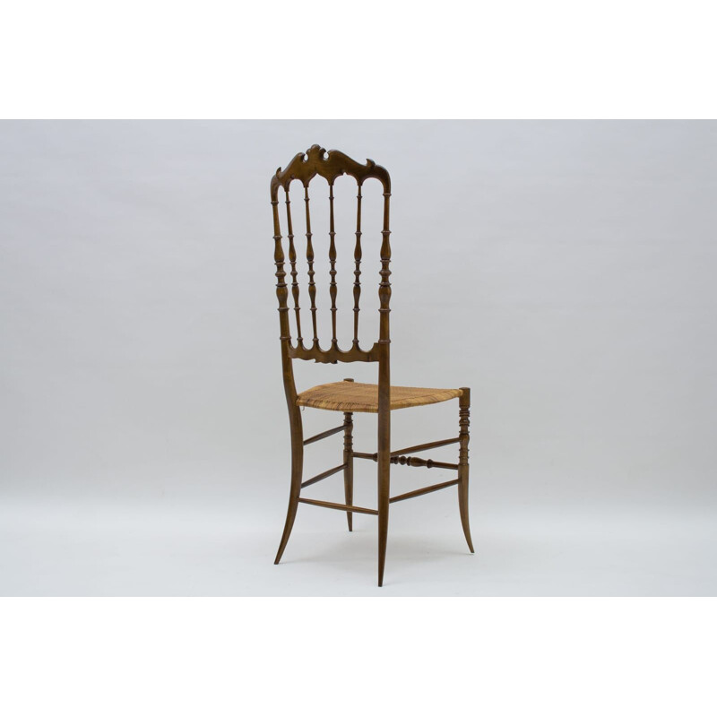 Vintage Chiavari wooden chair from Rocca, 1960s