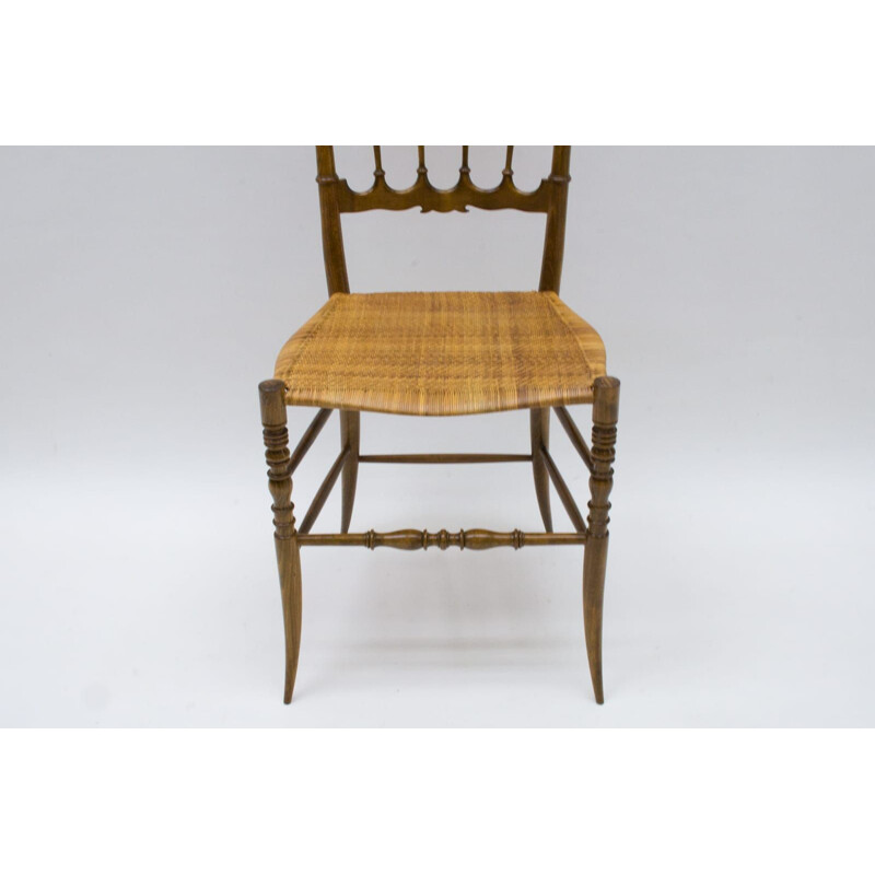 Vintage Chiavari wooden chair from Rocca, 1960s