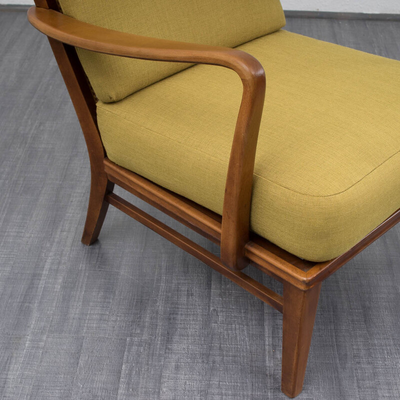 Vintage armchair in beech - 1950s